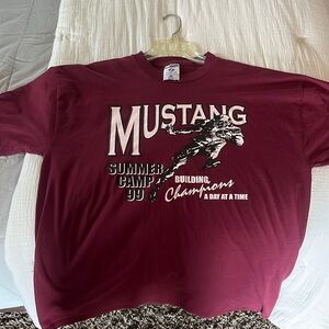 Vintage maroon tee shirt